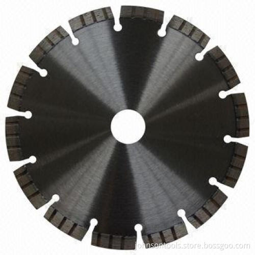 180mm turbo saw blade for wet and dry cutting stone or concrete, with turbo segments